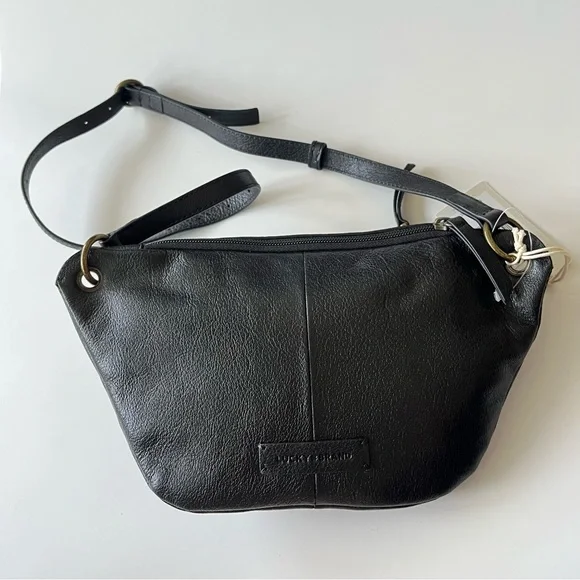 SOLD❗️ Lucky Brand Kowes Belt Bum Bag Fanny Pack Leopard Leather Crossbody NWT - Picture 2 of 12
